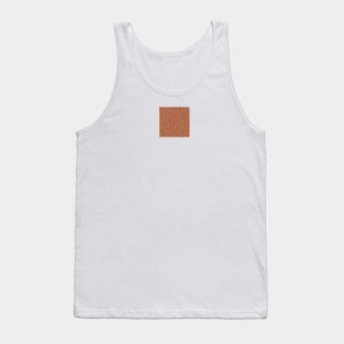 Minimal Terracotta Spots Dots Pattern Tank Top